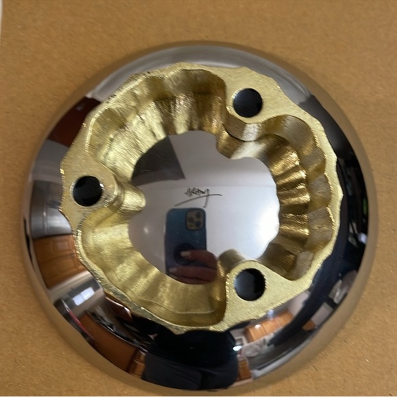 Michael Aram Driftwood Gold Large Bowl. Sealed in box. - Picture 6 of 9